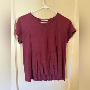 Buy One, Get 2 Free - Marine Layer Swing Shirt - Size S, Maroon